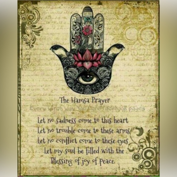 Realistic Evil Eye Hamsa~ Hand of Fatima Miriam Hamesh God Blue Eyeball Necklace - Picture 4 of 13